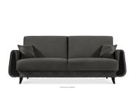 Sofabett Velours elegant anthrazit