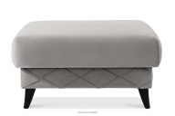 Sitzhocker elegant hellgrau