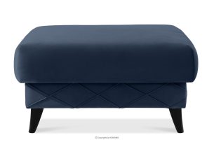 GUSTAVO III, https://konsimo.de/kollektion/gustavo-iii/ Sitzhocker elegant navy blau marineblau - Foto