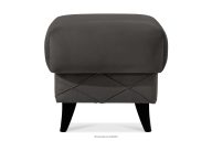 Velours Sitzhocker mit Stauraum anthrazit