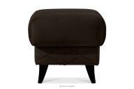 Velours Sitzhocker mit Stauraum braun