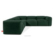 Großes modulares Ecksofa aus Gewebestoff nautisch