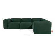 Bequemes modulares Ecksofa aus Gewebestoff nautisch, rechts