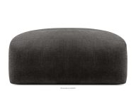 Boho-Sitzhocker aus Gewebestoff graphit