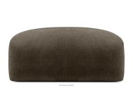 Boho-Sitzhocker aus Gewebestoff braun