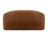 Boho-Sitzhocker aus Kordstoff rot