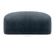 Boho-Sitzhocker aus Gewebestoff dunkelblau