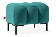 Eleganter Sitzhocker auf hohen Beinen marine