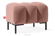 Eleganter Sitzhocker auf hohen Beinen rosa