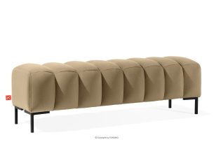 PECCO, https://konsimo.de/kollektion/pecco/ Breiter Sitzhocker 160 cm für den Flur beige beige - Foto