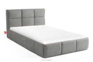 Polsterbett 120 cm skandinavischer Stil grau