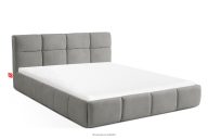 Polsterbett 140 cm skandinavischer Stil grau