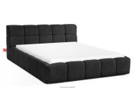 Bett 160 mit Kopfteil anthrazit