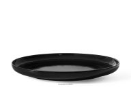 Dessertteller glänzend schwarz