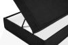 ROTI Boxspringbett 80 cm aus Kordstoff schwarz schwarz - Foto 13