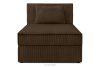 ROTI Boxspringbett für Teenager 80 cm dunkelbraun Dunkelbraun - Foto 3