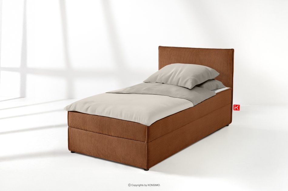 ROTI Boxspringbett für Teenager 80 cm rot rot - Foto 1