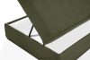 ROTI Boxspringbett 90 cm aus Kordstoff oliv oliv - Foto 13