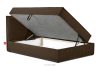 ROTI Boxspringbett für Teenager 90 cm dunkelbraun Dunkelbraun - Foto 6