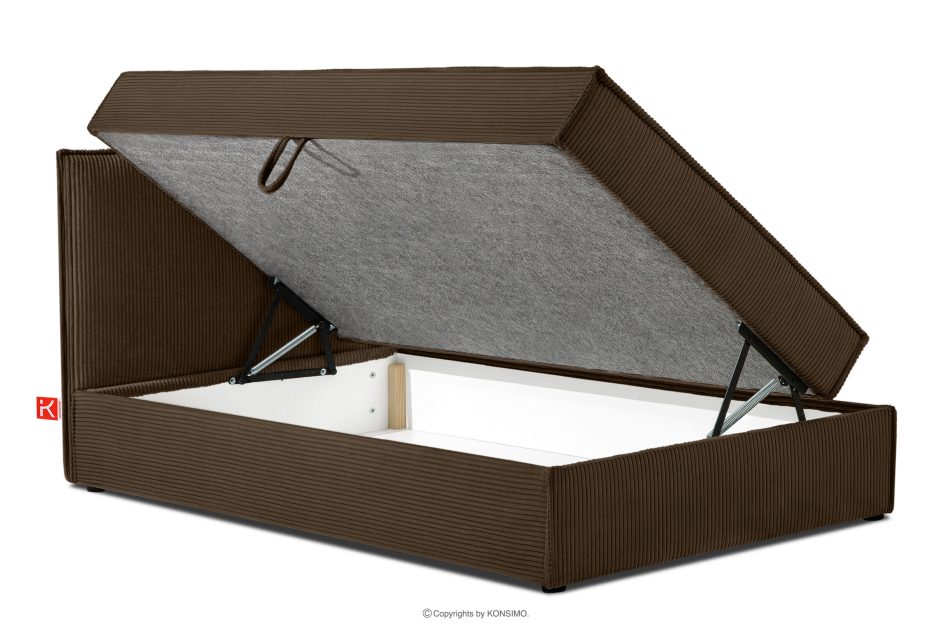 ROTI Boxspringbett für Teenager 90 cm dunkelbraun Dunkelbraun - Foto 5