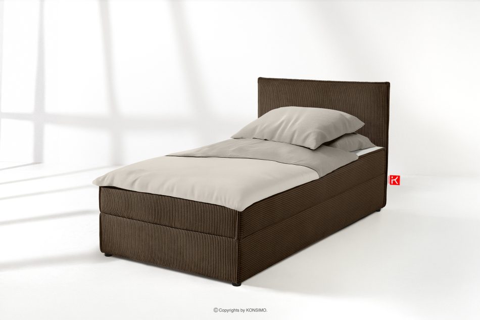 ROTI Boxspringbett für Teenager 90 cm dunkelbraun Dunkelbraun - Foto 1
