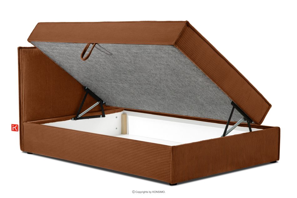 ROTI Boxspringbett für Teenager 90 cm rot rot - Foto 5