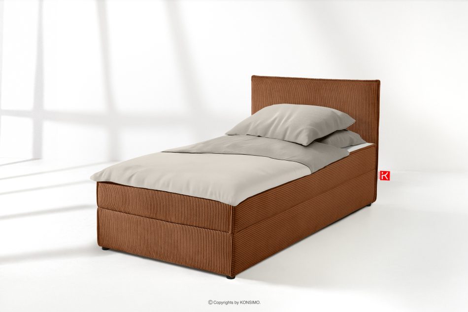 ROTI Boxspringbett für Teenager 90 cm rot rot - Foto 1