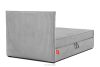 ROTI Boxspringbett 100 cm aus Kordstoff hellgrau hellgrau - Foto 5