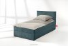 ROTI Einzelbett 100 cm aus blauem Kordstoff blau - Foto 2