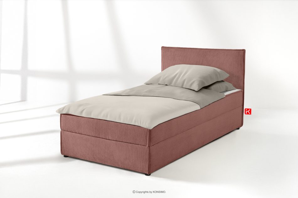 ROTI Boxspringbett für Teenager 100 cm rosa rosa - Foto 1