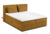 ROTI Boxspringbett 140 cm aus gelbem Kordstoff gelb - Foto 1
