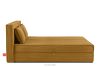 ROTI Boxspringbett 140 cm aus gelbem Kordstoff gelb - Foto 5