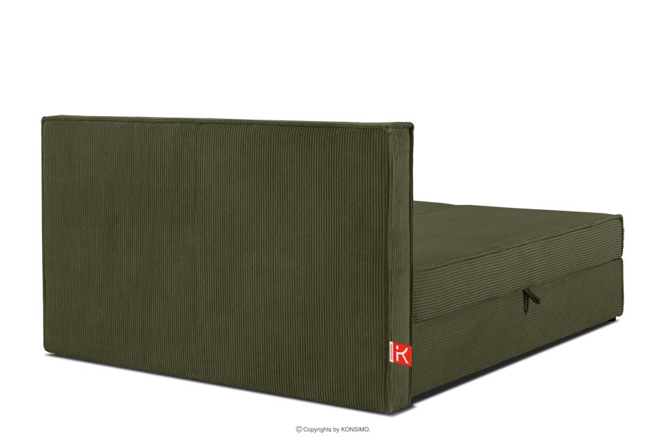 ROTI Boxspringbett 140 cm aus olivem Kordstoff oliv - Foto 5