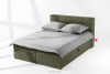 ROTI Boxspringbett 140 cm aus olivem Kordstoff oliv - Foto 2