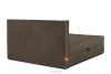 ROTI Boxspringbett 140 cm mit Bettkasten aus braunem Kordstoff braun - Foto 6
