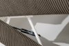 ROTI Boxspringbett 140 cm mit Bettkasten aus braunem Kordstoff braun - Foto 9