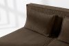 ROTI Boxspringbett 140 cm mit Bettkasten Kordstoff dunkelbraun Dunkelbraun - Foto 8