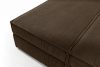 ROTI Boxspringbett 140 cm mit Bettkasten Kordstoff dunkelbraun Dunkelbraun - Foto 10