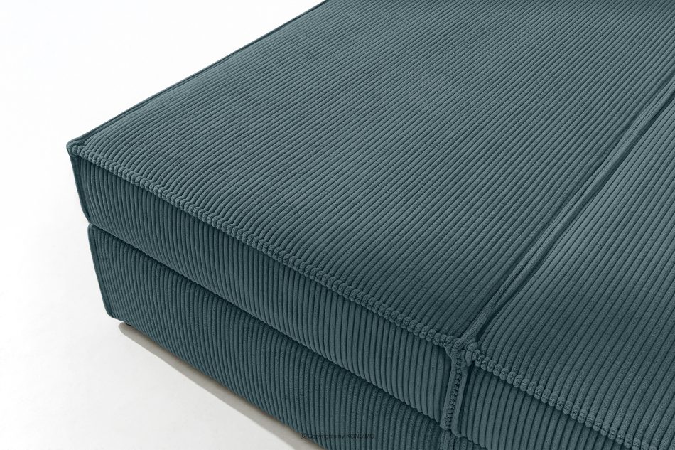 ROTI Doppelbett 160 cm aus blauem Kordstoff blau - Foto 9