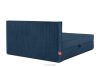 ROTI Bett 160 cm mit Bettkasten Kordstoff navy blau marineblau - Foto 6