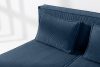 ROTI Bett 160 cm mit Bettkasten Kordstoff navy blau marineblau - Foto 8