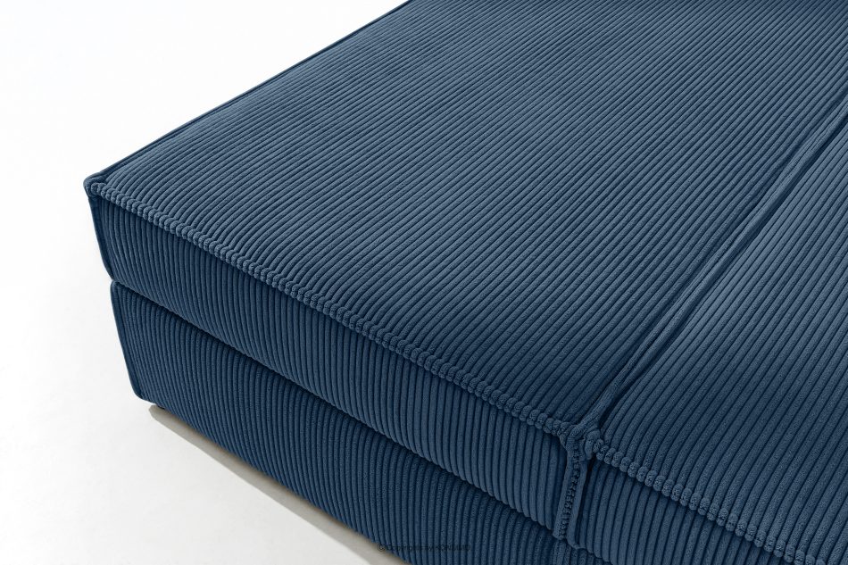 ROTI Bett 160 cm mit Bettkasten Kordstoff navy blau marineblau - Foto 9