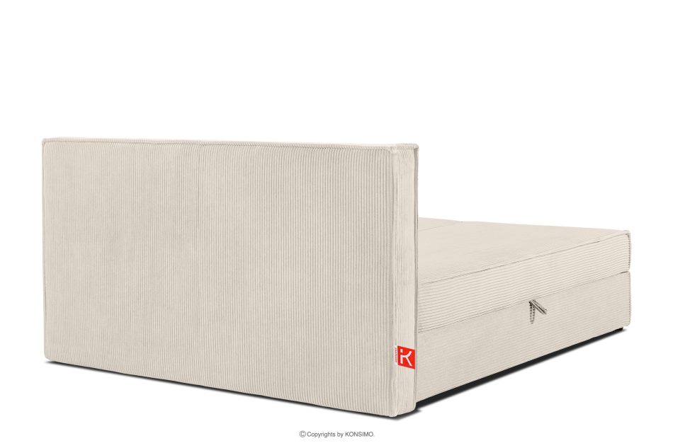 ROTI Bett 160 cm mit Bettkasten Kordstoff ecru ecrufarben - Foto 5
