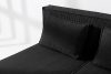 ROTI Boxspringbett 180 cm aus Kordstoff schwarz schwarz - Foto 8