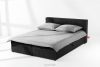 ROTI Boxspringbett 180 cm aus Kordstoff schwarz schwarz - Foto 2