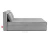 ROTI Boxspringbett 180 cm aus Kordstoff hellgrau hellgrau - Foto 5