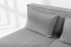 ROTI Boxspringbett 180 cm aus Kordstoff hellgrau hellgrau - Foto 8