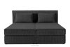 ROTI Boxspringbett 180 cm aus Kordstoff dunkelgrau dunkelgrau - Foto 4