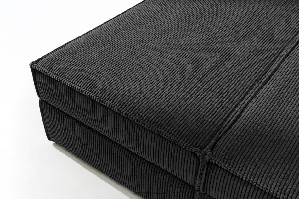 ROTI Boxspringbett 180 cm aus Kordstoff dunkelgrau dunkelgrau - Foto 9