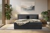 ROTI Boxspringbett 180 cm aus Kordstoff dunkelgrau dunkelgrau - Foto 16